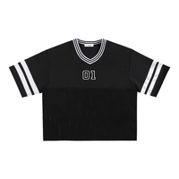 T-shirt coupe carrée en maille - Stars