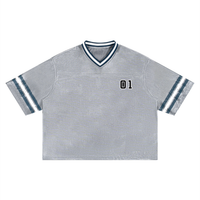 Jersey de football unisexe rayé à coupe ample - Stars