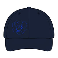 Casquette de baseball souple en chanvre lavé - Roses