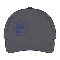 Casquette de baseball souple en chanvre lavé - Roses