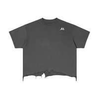 T-shirt coupe carrée, délavage et ourlet usé - Elite