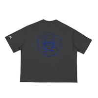 T-shirt classique coupe ample et carrée - Roses