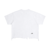 T-shirt coupe carrée, délavage et ourlet usé - Greed