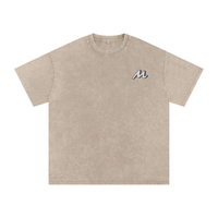 T-shirt oversize en coton effet délavé « neige »