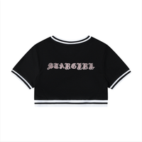 T-shirt court à col en V pour femme - Stargirl