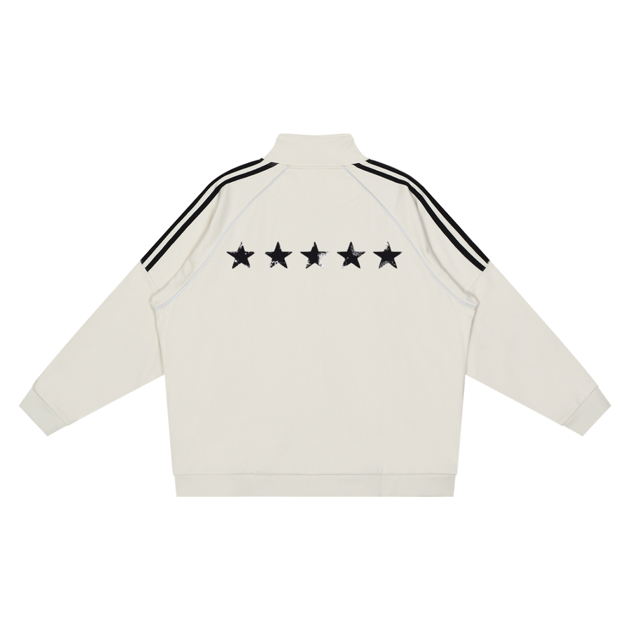 Veste Unisexe à manches raglan et bandes réfléchissantes - Stars