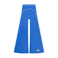 Pantalon de yoga évasé taille haute pour femme