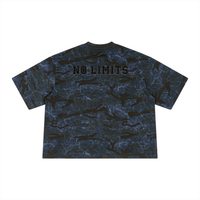 T-shirt unisexe coupe carrée à motif camouflage - No Limits