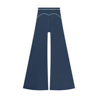 Pantalon de yoga évasé taille haute pour femme