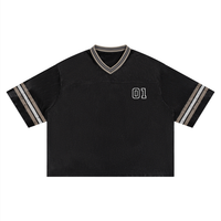 Jersey de football unisexe rayé à coupe ample - Stars