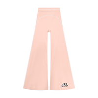 Pantalon de yoga évasé taille haute pour femme