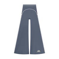 Pantalon de yoga évasé taille haute pour femme