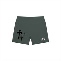 Short de yoga taille haute pour femme - Stargirl Crosses