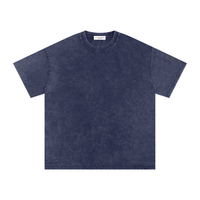 T-shirt oversize en coton à effet délavé « neige »