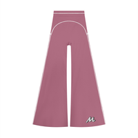 Pantalon de yoga évasé taille haute pour femme