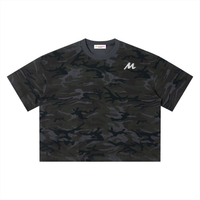 T-shirt unisexe à motif camouflage et coupe carrée - No Limits