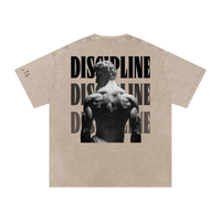 T-shirt oversize en coton à effet délavé « neige » - Gain