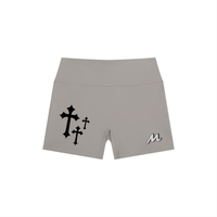 Short de yoga taille haute pour femme - Stargirl Crosses