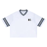 Jersey de football unisexe rayé à coupe ample - Stars
