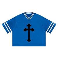 Jersey de football unisexe rayé à coupe ample - Cross