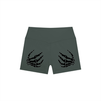 Short de yoga taille haute pour femme