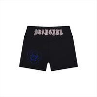 Short de yoga taille haute pour femme - Stargirl Roses