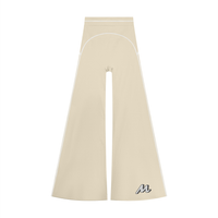 Pantalon de yoga évasé taille haute pour femme