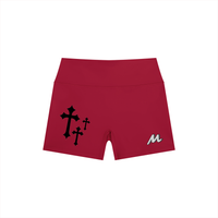 Short de yoga taille haute pour femme - Stargirl Crosses