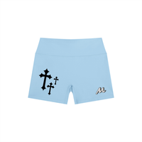 Short de yoga taille haute pour femme - Stargirl Crosses