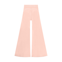 Pantalon de yoga évasé taille haute pour femme