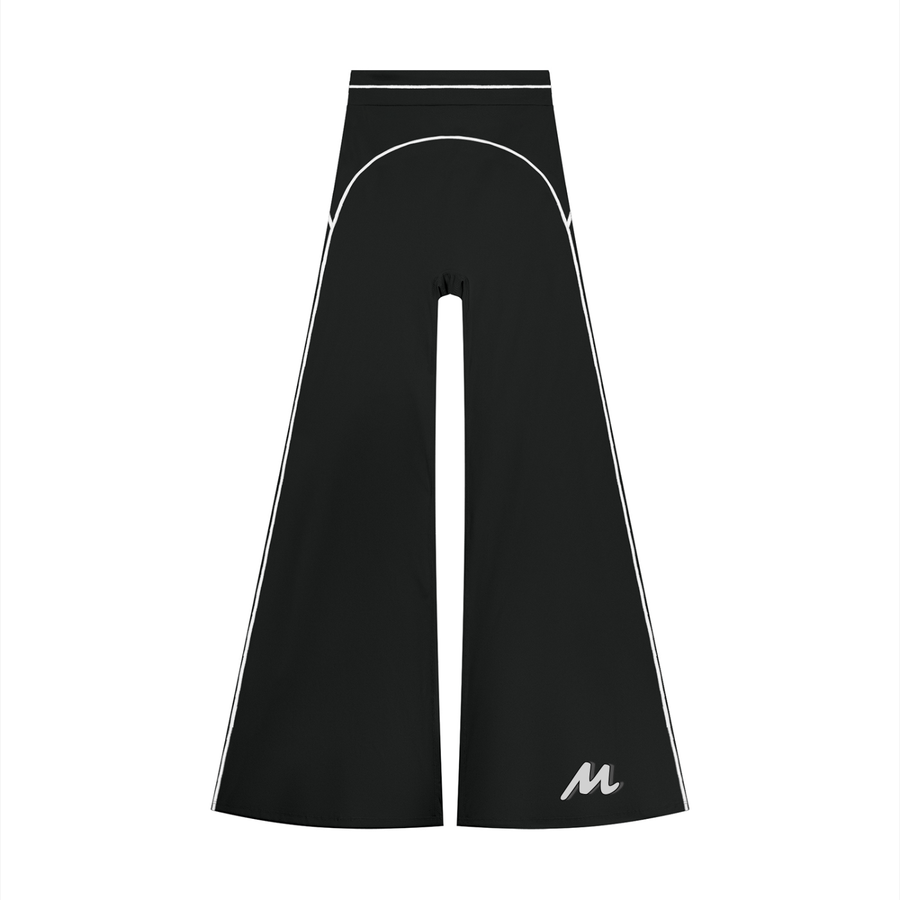 Pantalon de yoga évasé taille haute pour femme