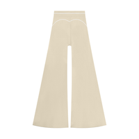 Pantalon de yoga évasé taille haute pour femme