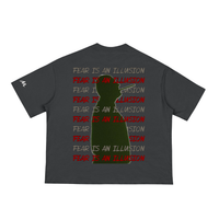 T-shirt classique coupe ample et carrée - Fear