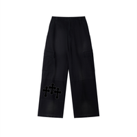 Pantalon cargo unisexe délavé - Crosses