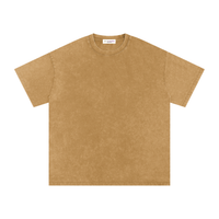 T-shirt oversize en coton à effet délavé « neige » - Lightning