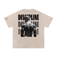 T-shirt oversize en coton à effet délavé « neige » - Gain