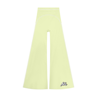 Pantalon de yoga évasé taille haute pour femme