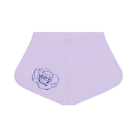Bermuda à cordon de serrage pour femme - Roses