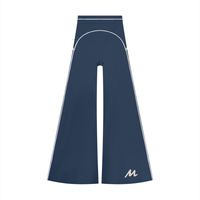 Pantalon de yoga évasé taille haute pour femme