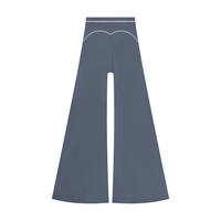 Pantalon de yoga évasé taille haute pour femme