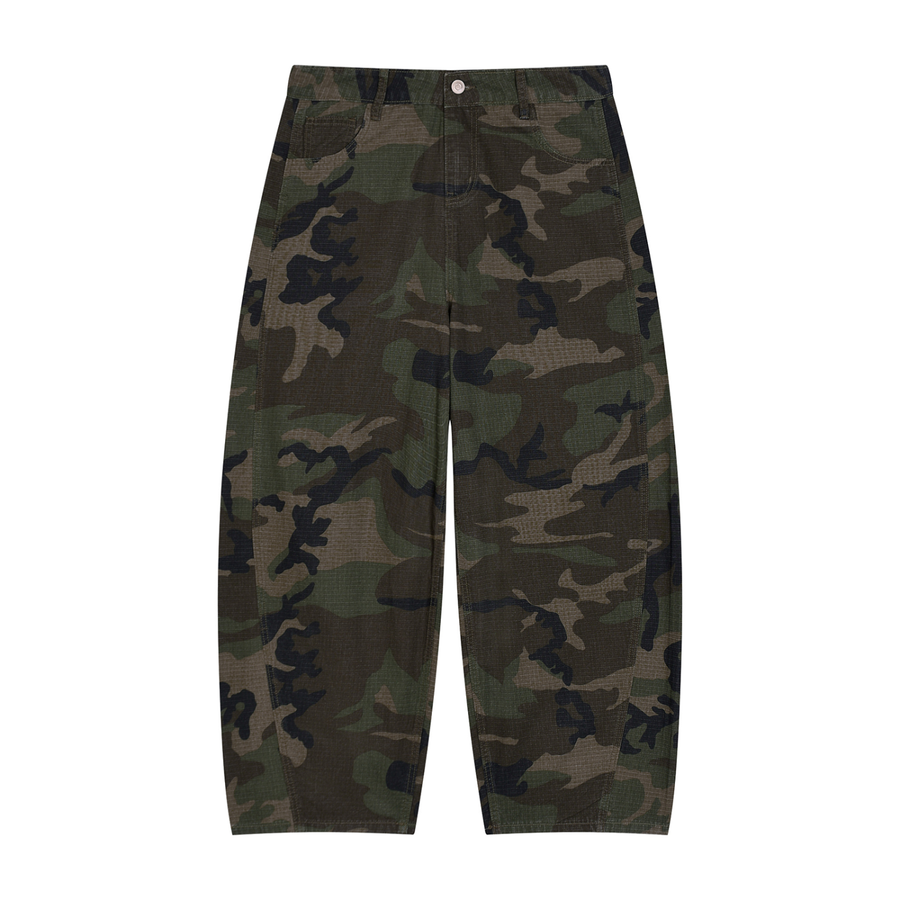 Pantalon cargo pour homme à motif camouflage