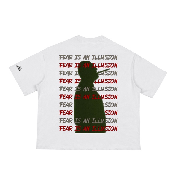 T-shirt classique coupe ample et carrée - Fear