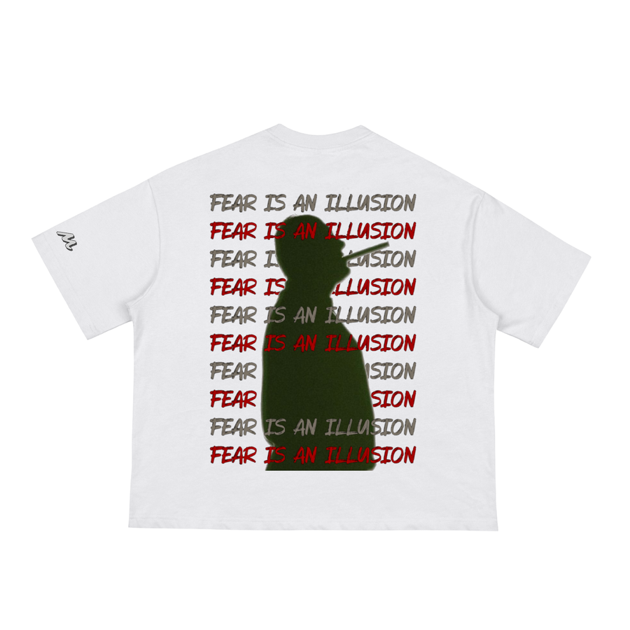 T-shirt classique coupe ample et carrée - Fear