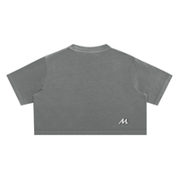 Crop top à effet délavé - Greed