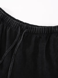 Short à motif et finition délavée - Dancing Devil