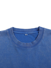 T-shirt oversize en coton à effet délavé « neige » - Gain