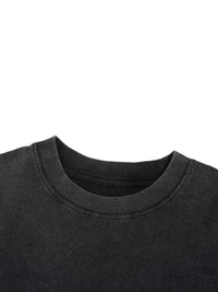 T-shirt coupe carrée, délavage et ourlet usé - Greed