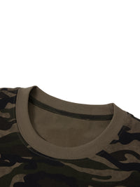 T-shirt unisexe à motif camouflage et coupe carrée - No Limits