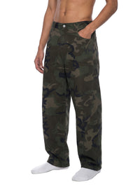 Pantalon cargo pour homme à motif camouflage
