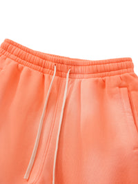 Jogging unisexe à jambes larges et effet délavé